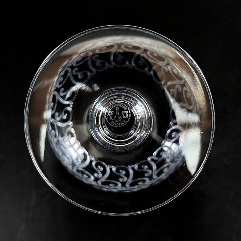 【美品・箱付き】Baccarat バカラ／ローハン ワイングラス 6客 セット／クリスタルグラス／クリア／BC678