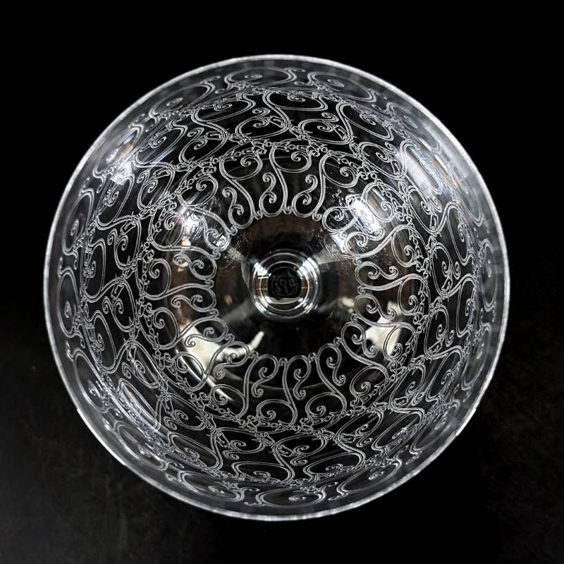 【美品・箱付き】Baccarat バカラ／ローハン ワイングラス 6客 セット／クリスタルグラス／クリア／BC678