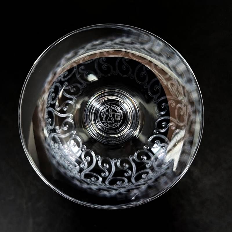 【美品・箱付き】Baccarat バカラ／ローハン ワイングラス 6客 セット／クリスタルグラス／クリア／BC678
