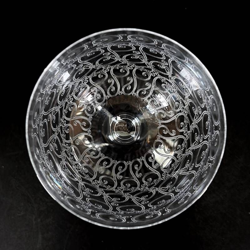 【美品・箱付き】Baccarat バカラ／ローハン ワイングラス 6客 セット／クリスタルグラス／クリア／BC678