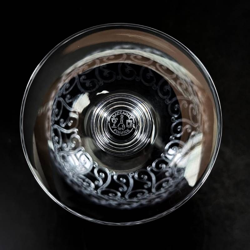 【美品・箱付き】Baccarat バカラ／ローハン ワイングラス 6客 セット／クリスタルグラス／クリア／BC678