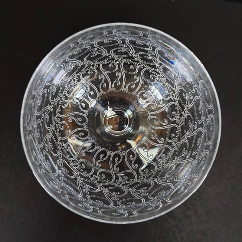 【美品・箱付き】Baccarat バカラ／ローハン ワイングラス 6客 セット／クリスタルグラス／クリア／BC678