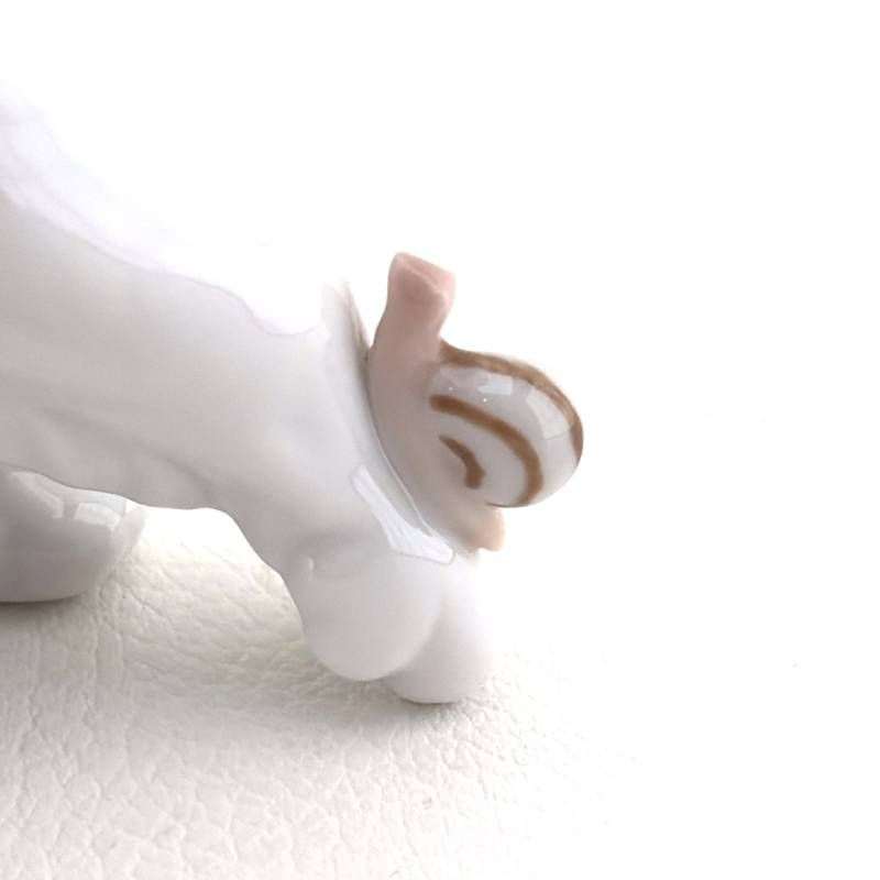 【美品】LLADRO リヤドロ／ニューフレンド New friend  犬とかたつむり 6211 フィギュリン／ポーセリン／マルチカラー