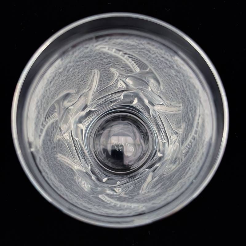 【美品・箱付き】LALIQUE ラリック／イロンデル タンブラー／クリスタルグラス／クリア・乳白色