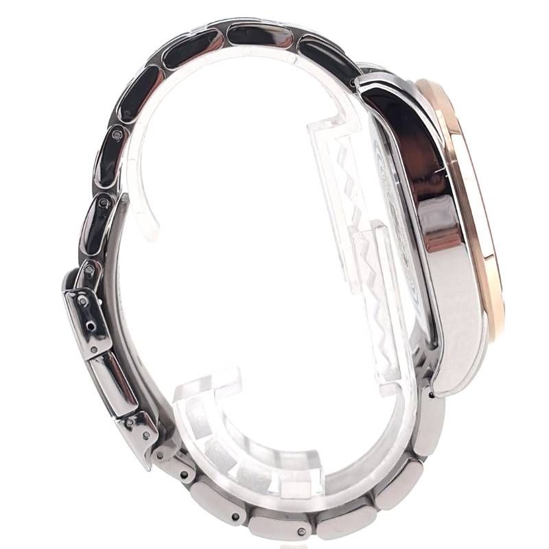 【美品・ケース・コマ・取説・工具付き】CITIZEN シチズン／アテッサ エコドライブ ダブルダイレクトフライト H820-T021701／ソーラークォーツ／ステンレス・GP・ステンレス／シルバー・ゴールド・ベージュ