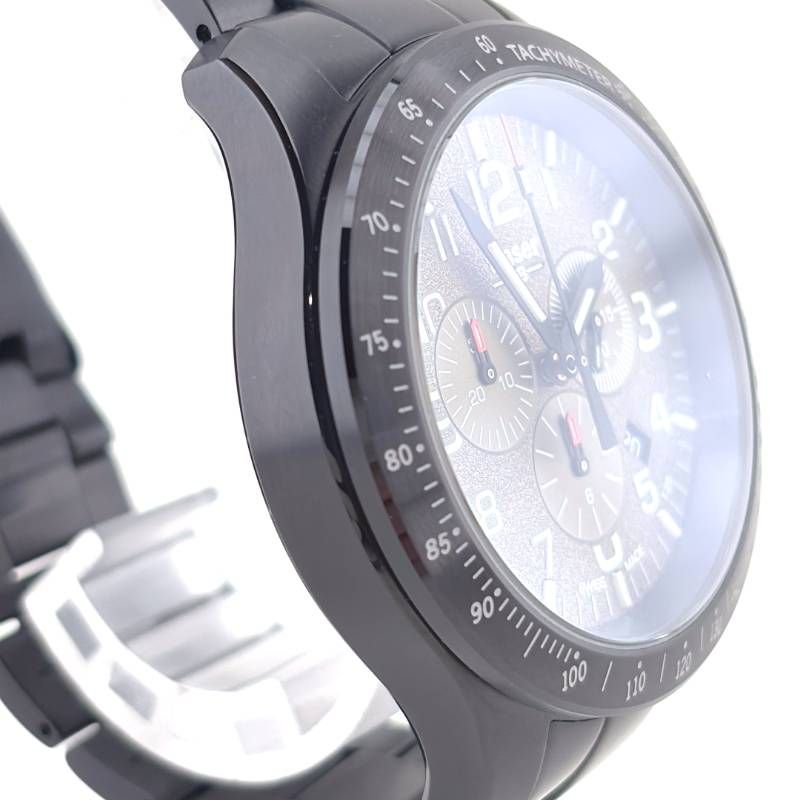 【美品・ケース・ギャラ・取説付き】traser トレーサー／P67 Officer Pro Chrono オフィサー プロ クロノ ミリタリー 109181／クォーツ／ステンレス／ブラック・ダークグリーン
