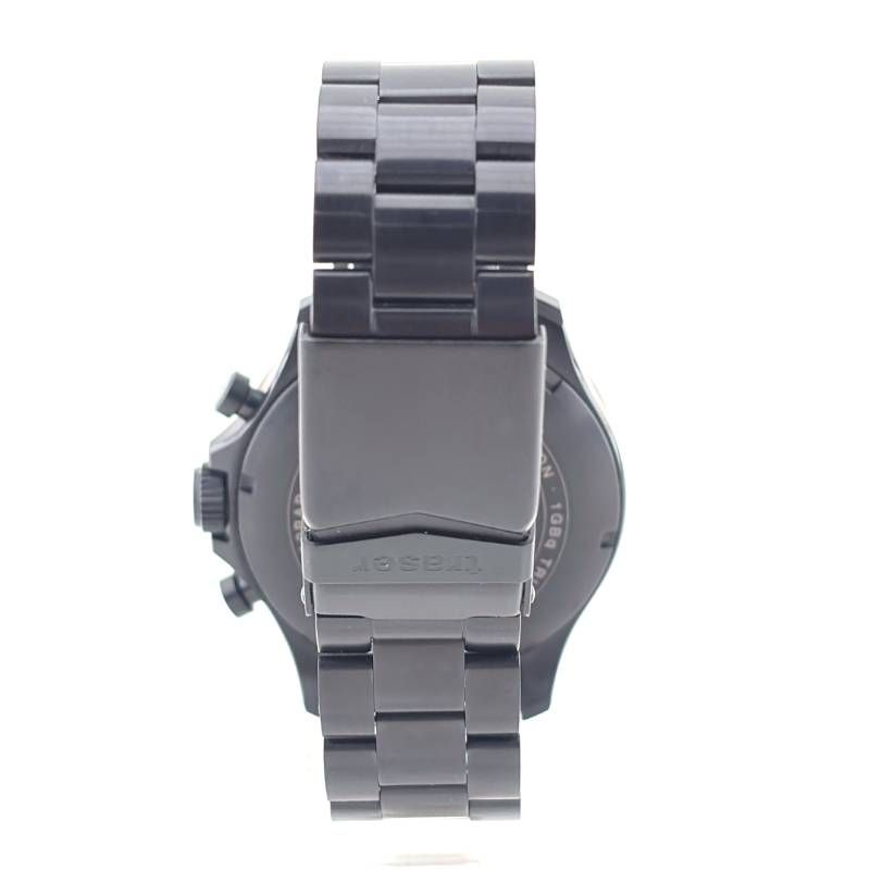 【美品・ケース・ギャラ・取説付き】traser トレーサー／P67 Officer Pro Chrono オフィサー プロ クロノ ミリタリー 109181／クォーツ／ステンレス／ブラック・ダークグリーン