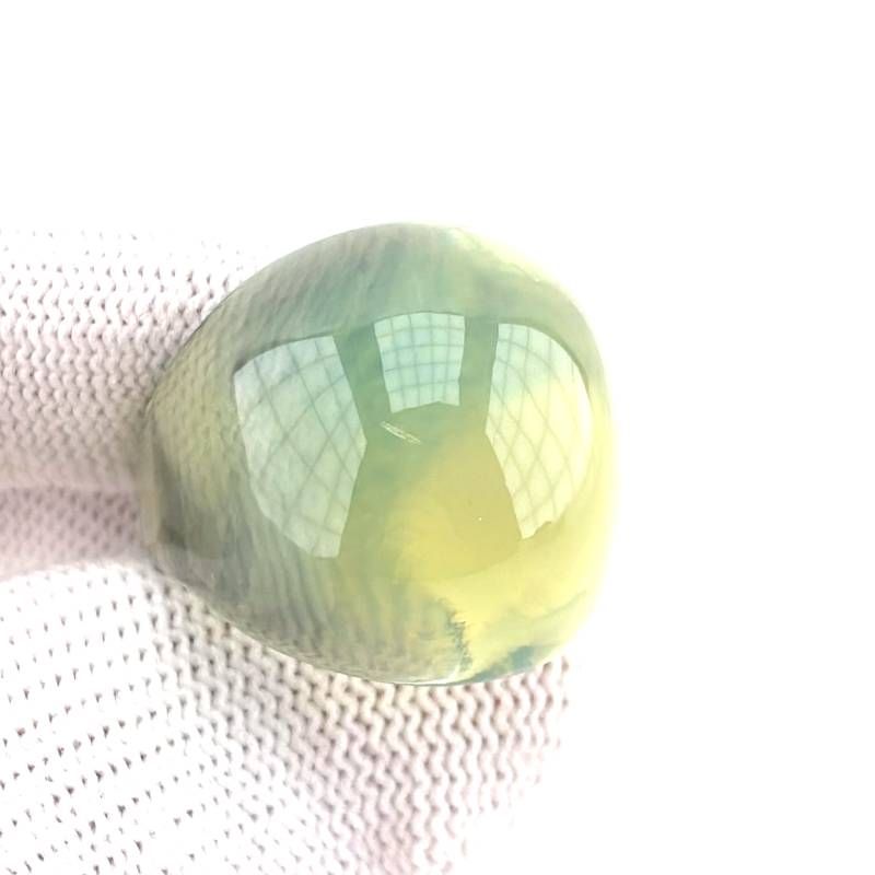 LALIQUE ラリック／カポジョン リング 指輪／クリスタルグラス／グリーン