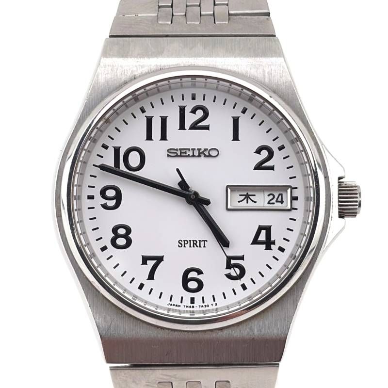 SEIKO セイコー／スピリット 7N48-7A10／クォーツ／ステンレス／シルバー・ホワイト