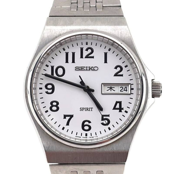SEIKO セイコー／スピリット 7N48-7A10／クォーツ／ステンレス／シルバー・ホワイト