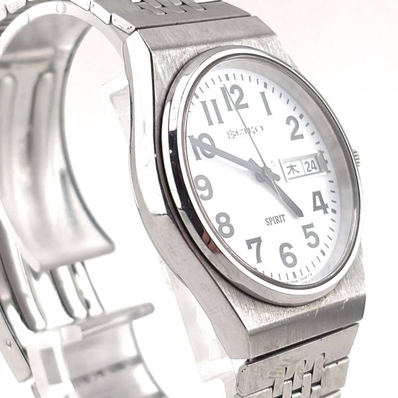 SEIKO セイコー／スピリット 7N48-7A10／クォーツ／ステンレス／シルバー・ホワイト