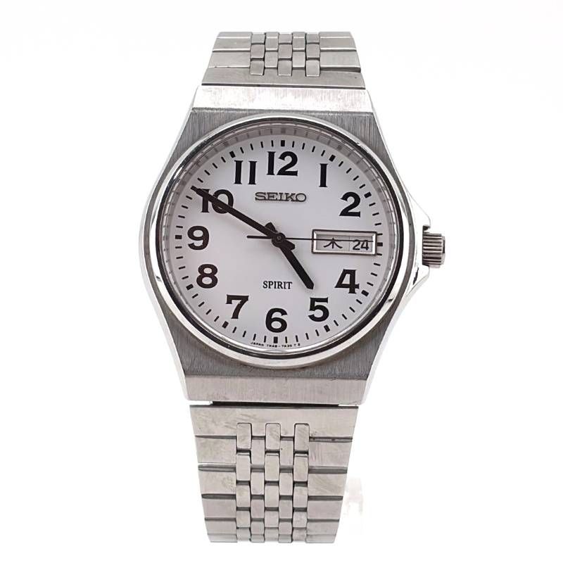 SEIKO セイコー／スピリット 7N48-7A10／クォーツ／ステンレス／シルバー・ホワイト