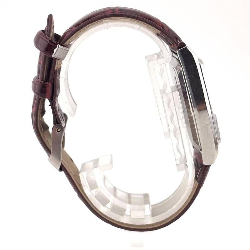 【電池交換済・ヴィンテージ・ベルト交換】SEIKO セイコー／ロードクオーツ 7853-5020／クォーツ／ステンレス・フェイクレザー／シルバー・ゴールド・ワインレッド