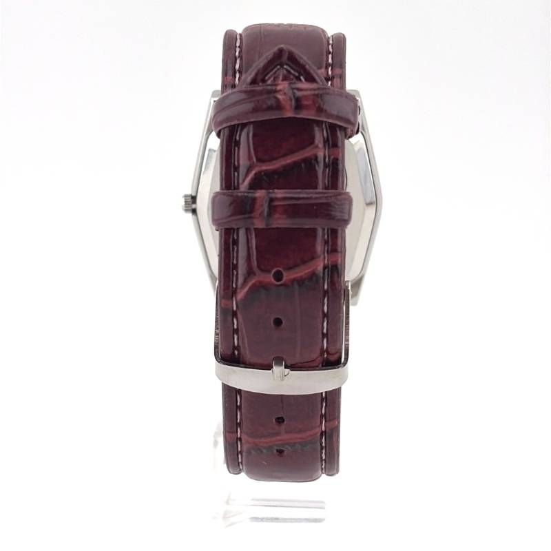 【電池交換済・ヴィンテージ・ベルト交換】SEIKO セイコー／ロードクオーツ 7853-5020／クォーツ／ステンレス・フェイクレザー／シルバー・ゴールド・ワインレッド