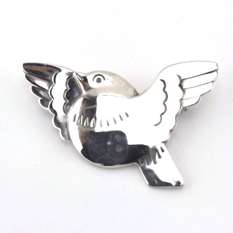 【ケース付き】GEORG JENSEN ジョージジェンセン／バード 鳥 モチーフ ブローチ／SV925／シルバー