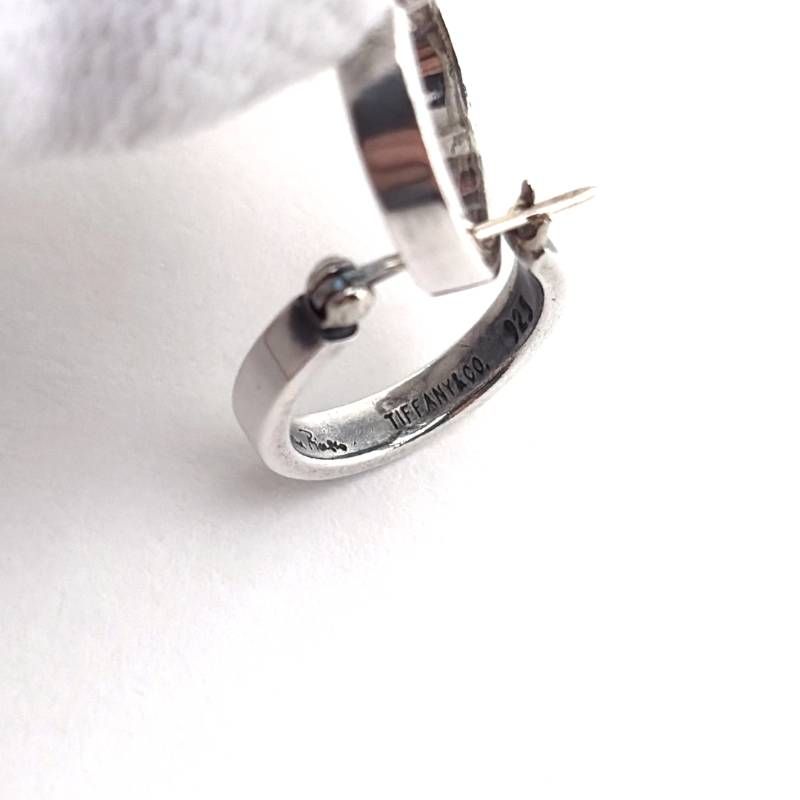 【美品・箱・保管袋付き】TIFFANY & CO. ティファニー／パロマ・ピカソ トリプル サークル フープ ピアス／SV925／シルバー