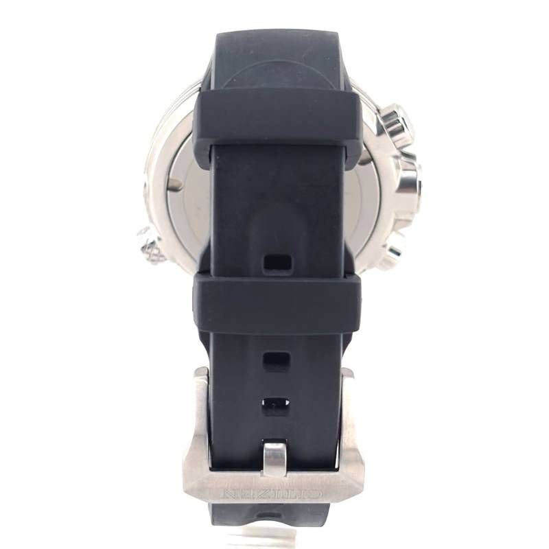 【美品】CITIZEN シチズン／エコドライブ プロマスターアクアランド J250-S092183／ソーラークォーツ／ステンレス・ラバー／シルバー・ブラック