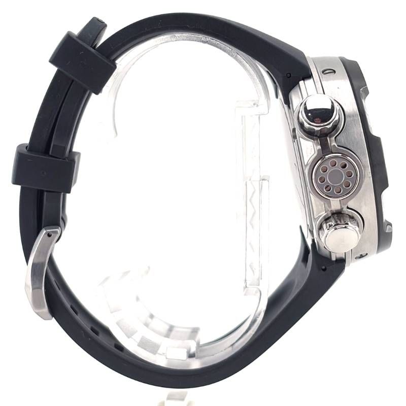 【美品】CITIZEN シチズン／エコドライブ プロマスターアクアランド J250-S092183／ソーラークォーツ／ステンレス・ラバー／シルバー・ブラック
