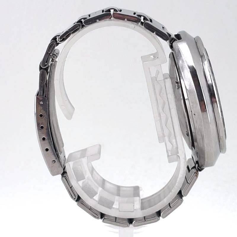 【希少・ヴィンテージ・訳あり】SEIKO セイコー／セイコー5 UFOケース 6106-6430／自動巻き／ステンレス／シルバー・ブラック