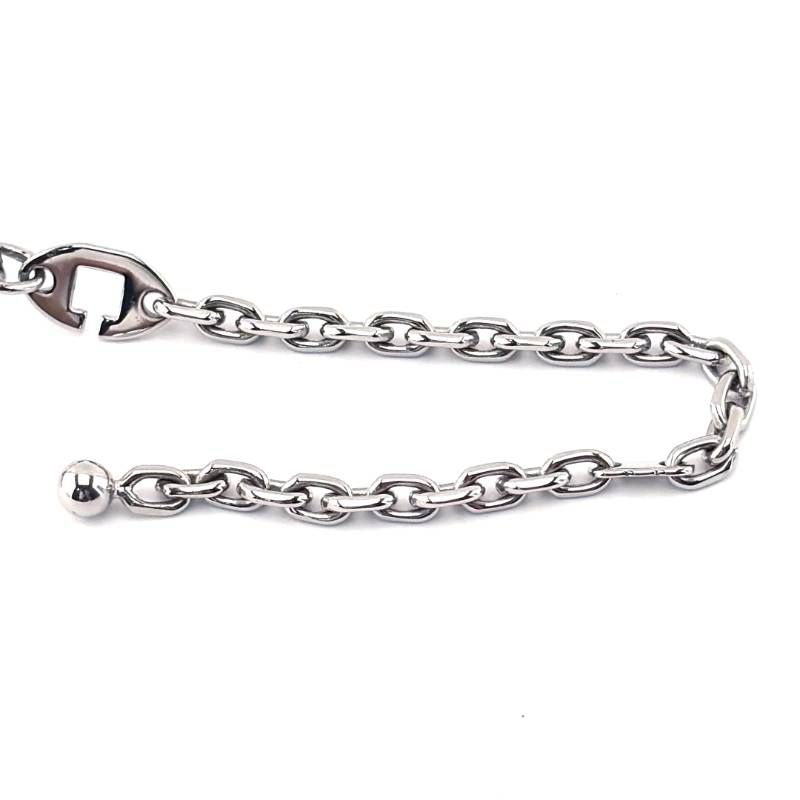 【美品・保管袋付き】HERMES エルメス／フィルー グローブホルダー／メタル／シルバー