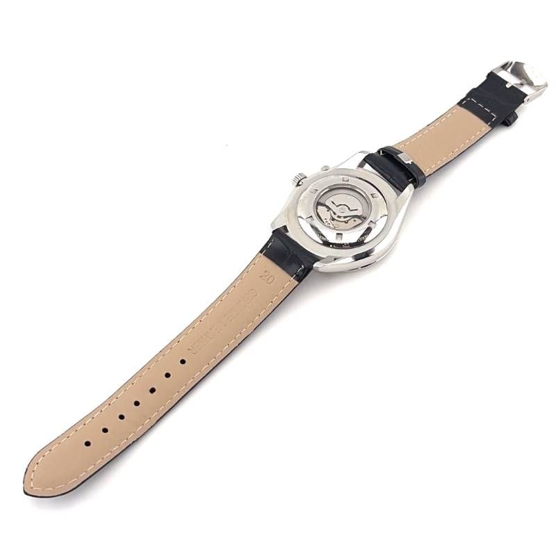 【ベルト交換】SEIKO セイコー／キネティック 5M84-0AB0／オートクォーツ／ステンレス・フェイクレザー／シルバー・ホワイト・ブラック