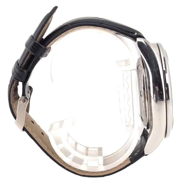 【ベルト交換】SEIKO セイコー／キネティック 5M84-0AB0／オートクォーツ／ステンレス・フェイクレザー／シルバー・ホワイト・ブラック