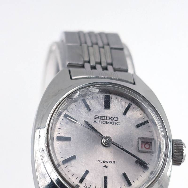 【ヴィンテージ】SEIKO セイコー／レディース 2205-0050／自動巻き／ステンレス／シルバー
