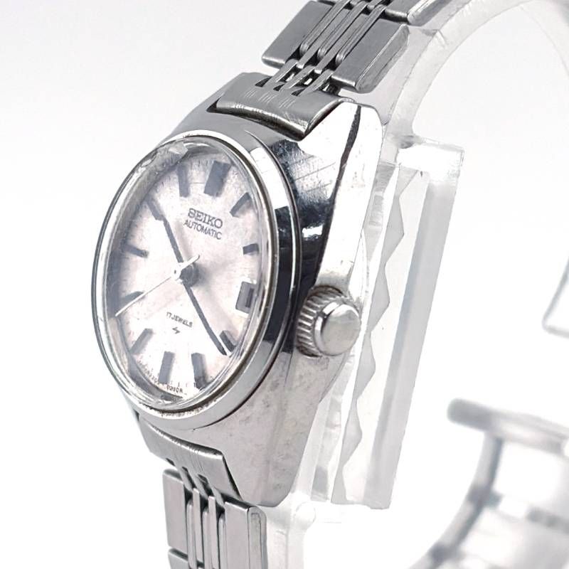 【ヴィンテージ】SEIKO セイコー／レディース 2205-0050／自動巻き／ステンレス／シルバー