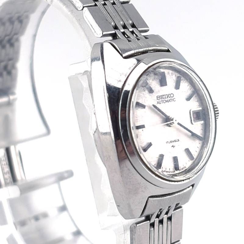 【ヴィンテージ】SEIKO セイコー／レディース 2205-0050／自動巻き／ステンレス／シルバー