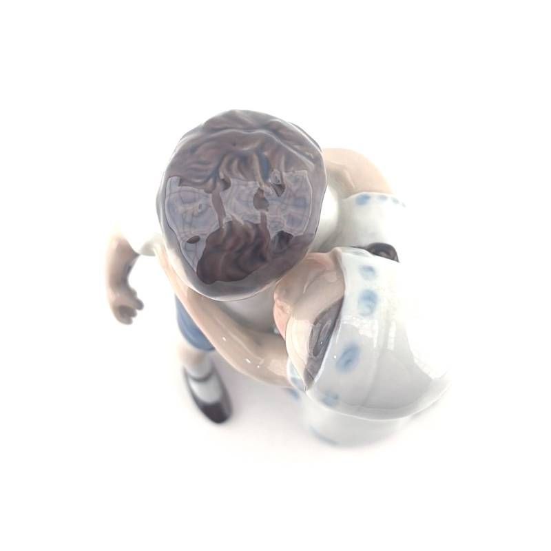 【美品】ROYAL COPENHAGEN ロイヤルコペンハーゲン／ビング＆グロンダール期 Love Refused 愛の断り フィギュリン／ポーセリン／マルチカラー