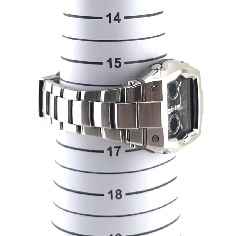 【美品】CASIO カシオ／G-SHOCK G-011D-1AJF／クォーツ／ステンレス／シルバー・ブラック