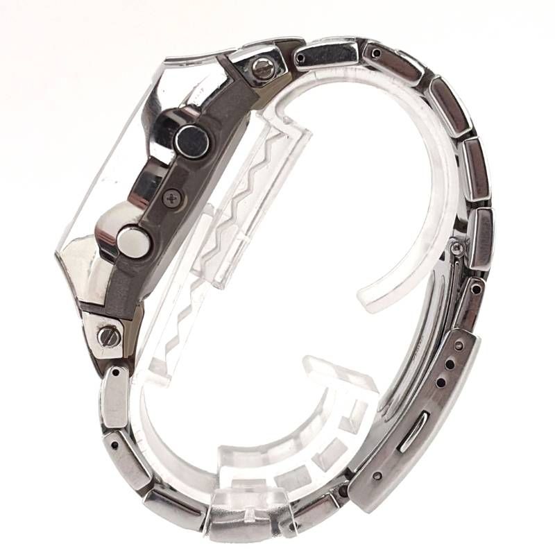 【美品】CASIO カシオ／G-SHOCK G-011D-1AJF／クォーツ／ステンレス／シルバー・ブラック