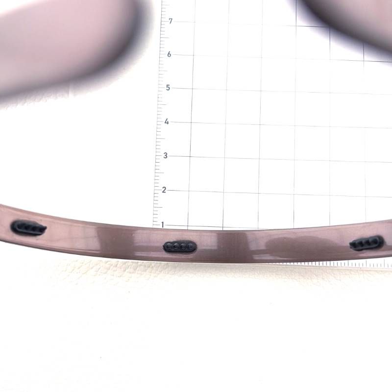 【美品】ALEXANDRE DE PARIS アレクサンドルドゥパリ／ツイスト結びデザイ カラーストーン カチューシャ／アセテート・カラーストーン／ゴールド・パールブラウン