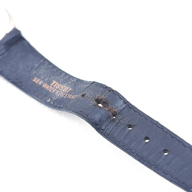 【ヴィンテージ】TISSOT ティソ／ヴィソデート シースターセブン 315T／自動巻き／ステンレス・レザー／シルバー・ブラック