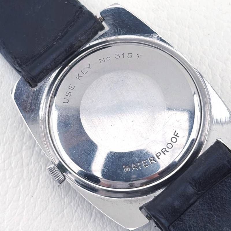 【ヴィンテージ】TISSOT ティソ／ヴィソデート シースターセブン 315T／自動巻き／ステンレス・レザー／シルバー・ブラック