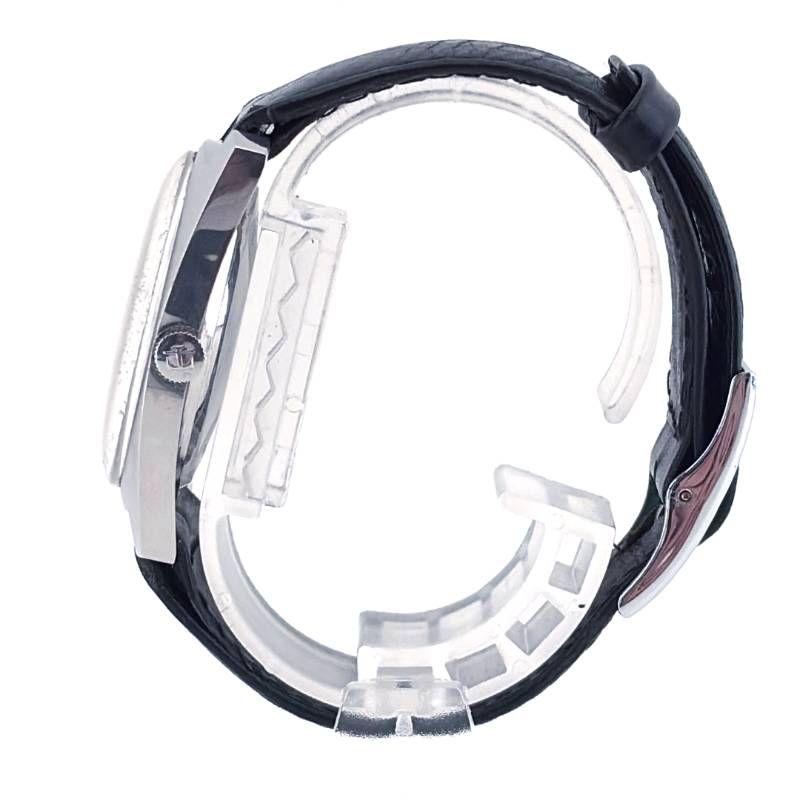 【ヴィンテージ】TISSOT ティソ／ヴィソデート シースターセブン 315T／自動巻き／ステンレス・レザー／シルバー・ブラック