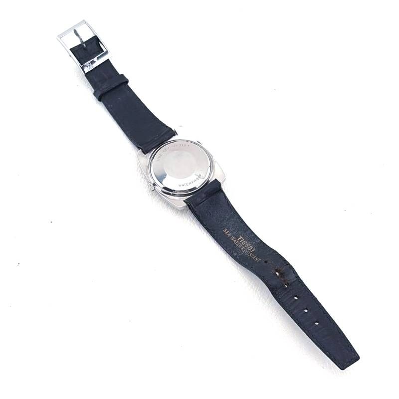 【ヴィンテージ】TISSOT ティソ／ヴィソデート シースターセブン 315T／自動巻き／ステンレス・レザー／シルバー・ブラック
