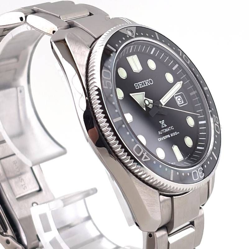 【美品】SEIKO セイコー／プロスペックス メカニカル ダイバースキューバ SBDC061 6R15-04G0／自動巻き／ステンレス／シルバー・ブラック