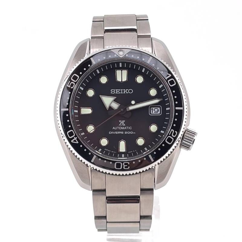 【美品】SEIKO セイコー／プロスペックス メカニカル ダイバースキューバ SBDC061 6R15-04G0／自動巻き／ステンレス／シルバー・ブラック