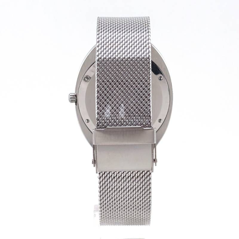 【美品・ベルト交換】HERMES エルメス／エスパス デジアナ ES1.710／クォーツ／ステンレス／シルバー・ブラック