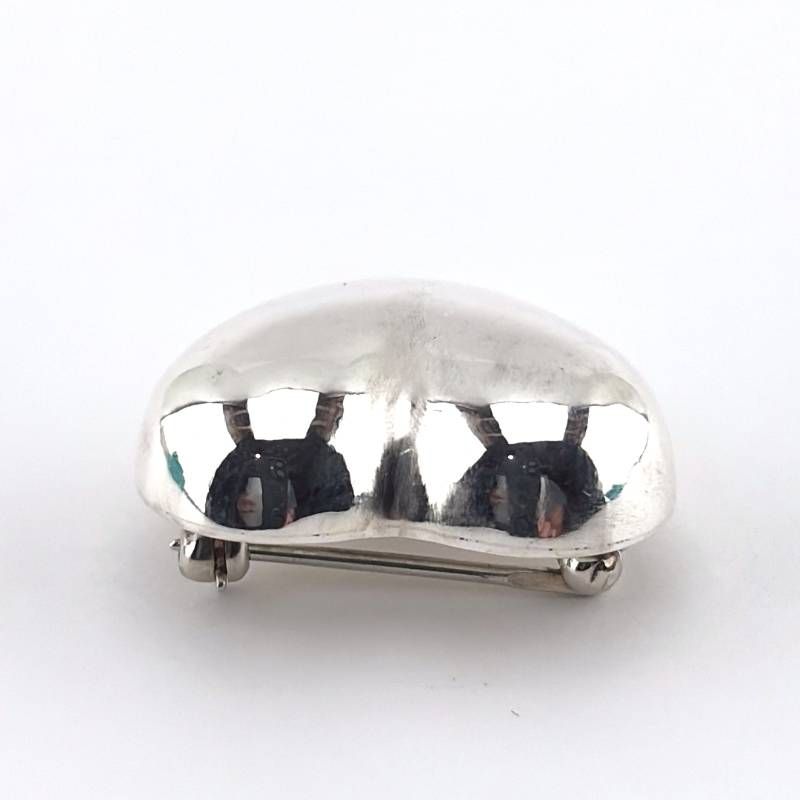 【ヴィンテージ・美品・箱・保管袋付き】TIFFANY & CO. ティファニー／ハートモチーフ ブローチ／SV925／シルバー