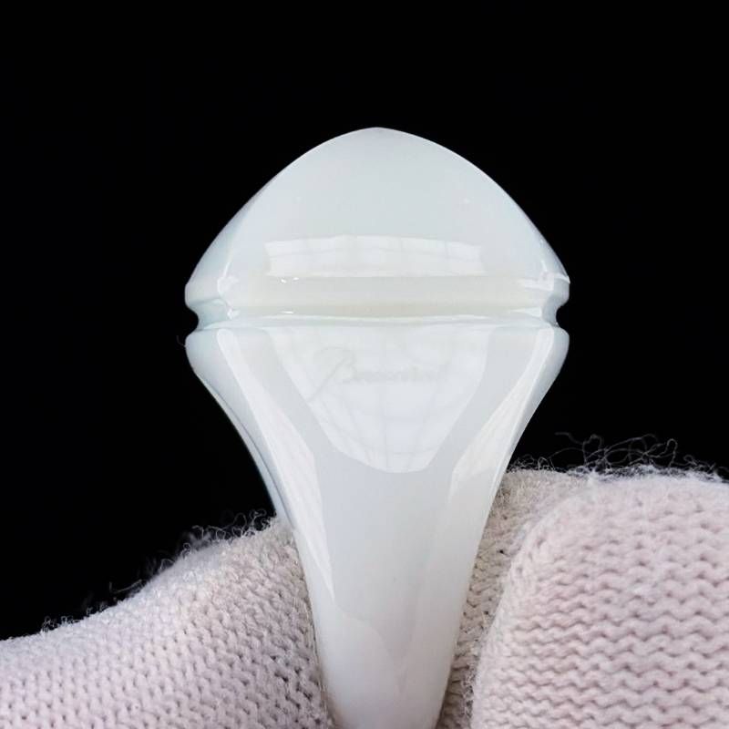 【希少・美品】BACCARAT バカラ／メディチ リング／約15号／クリスタルグラス／ホワイト／BC690