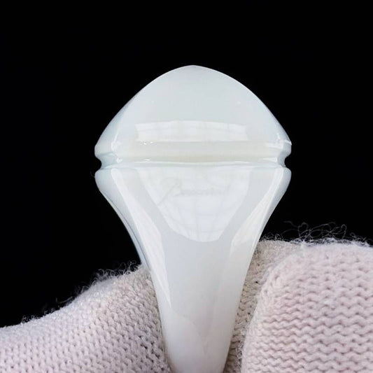 【希少・美品】BACCARAT バカラ／メディチ リング／約15号／クリスタルグラス／ホワイト／BC690