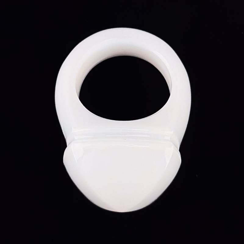 【希少・美品】BACCARAT バカラ／メディチ リング／約15号／クリスタルグラス／ホワイト／BC690