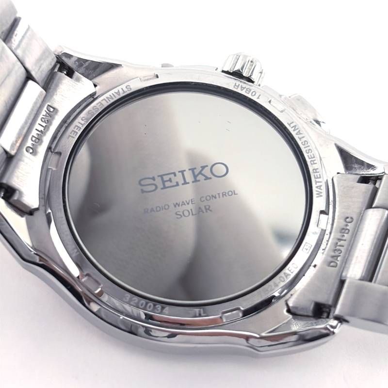 【美品・箱・ケース・取説・コマ・紙類付き】SEIKO セイコー／ブライツ SAGZ04 7B24-0AE0／ソーラークォーツ／ステンレス／シルバー・ブラック