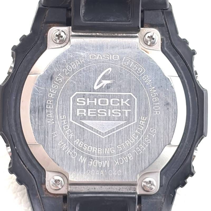 【訳あり・売り切り】CASIO カシオ／G-SHOCK GW-M5610R／ソーラークォーツ／樹脂／ブラック・グレー