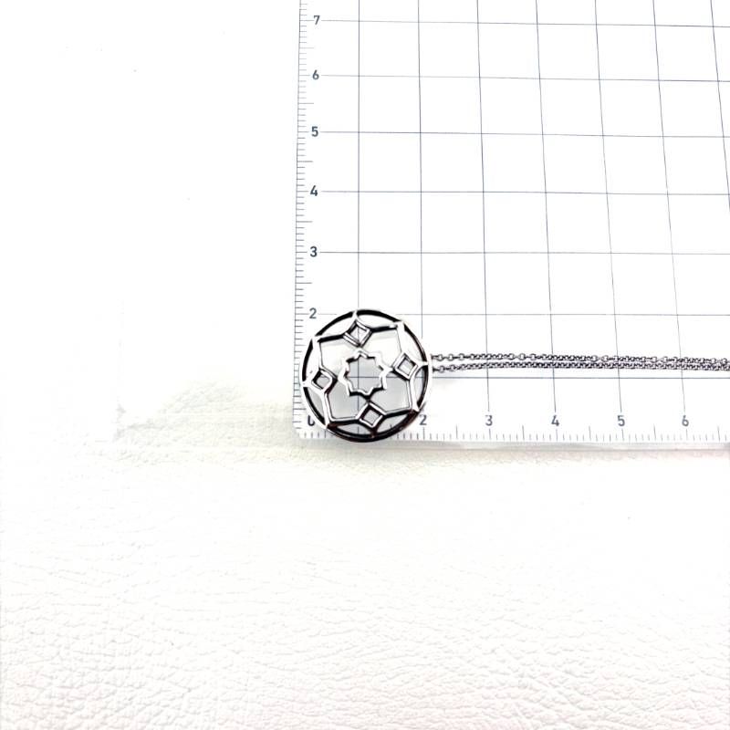 【美品・箱・保管袋付き】TIFFANY & CO. ティファニー／パロマピカソ マラケシュ ゼリージュ メダリオン ネックレス／直径／約2cm／SV925／シルバー
