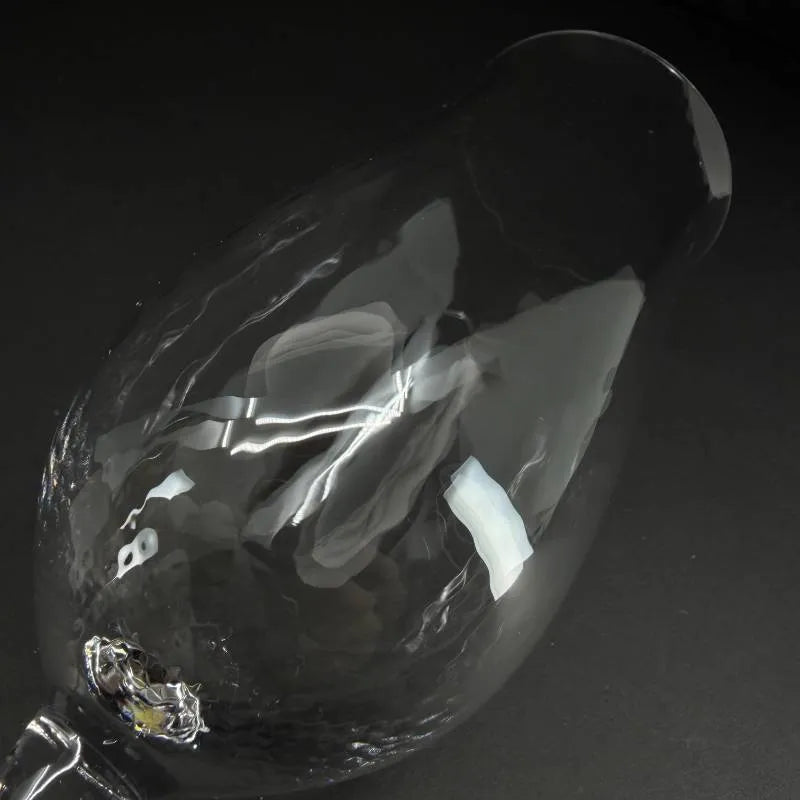 【美品・箱付き】MEISSEN マイセン／波の戯れ ワイングラス 6点セット／クリスタルグラス／クリア