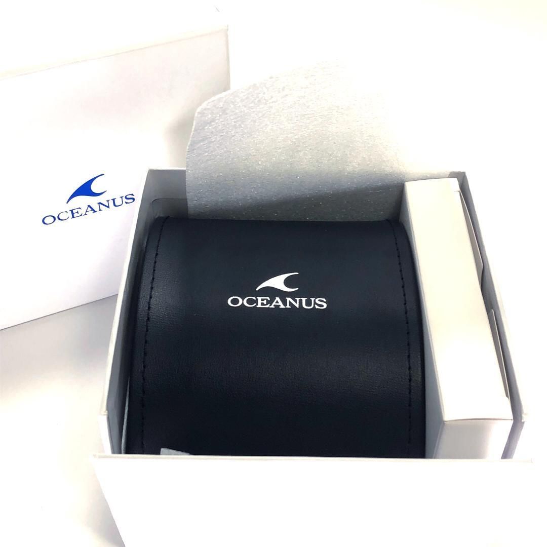 【美品・箱・取説・コマ付】CASIO カシオ／オシアナス OCW-T6000-1AFJ／ソーラークォーツ／チタン／シルバー・ブラック・ブルー