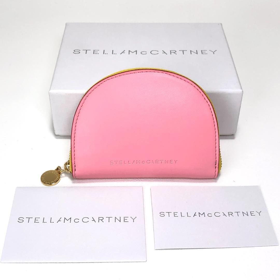 【美品・箱付き】Stella McCartney ステラマッカートニー／レディース コインケース／700258 W8857／ポリウレタン・ポリエステル／ピンク